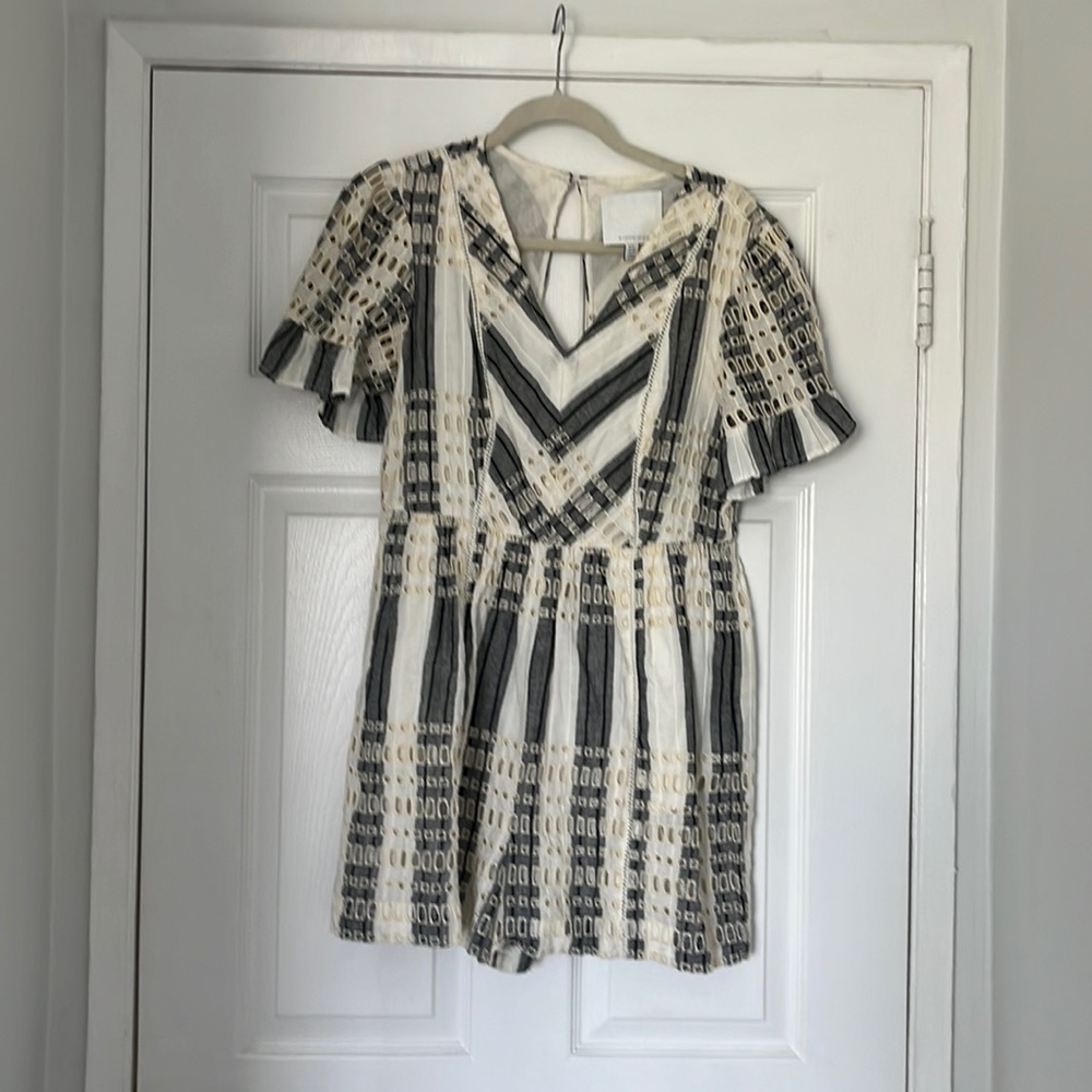 Eyelet Short Romper